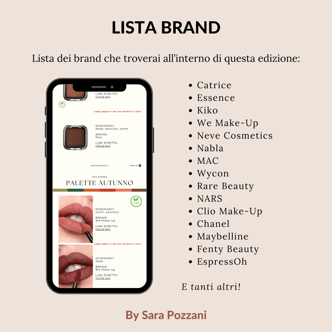 Palette Autunno: liste shopping - immagine 3