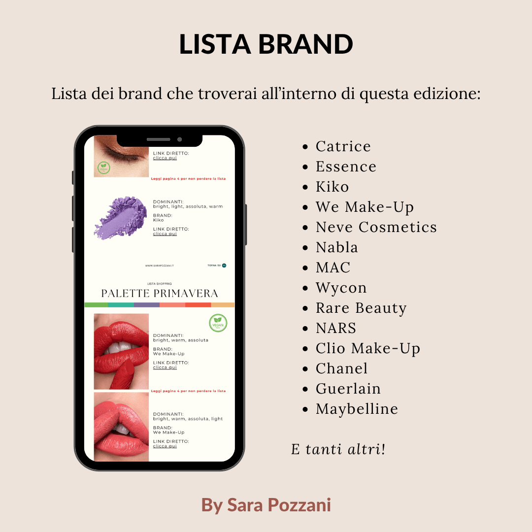 Palette Primavera: liste shopping - immagine 3